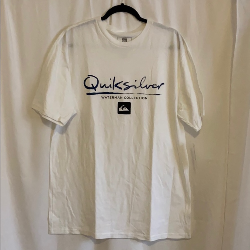 Quicksilver Logo Cree Neck Tee